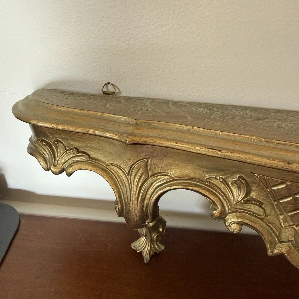 Vintage Italian Florentine Gold Ornate 19
